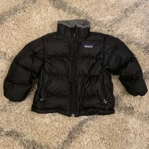 Black kids Patagonia jacket